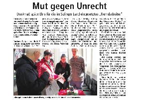 Mut gegen Unrecht