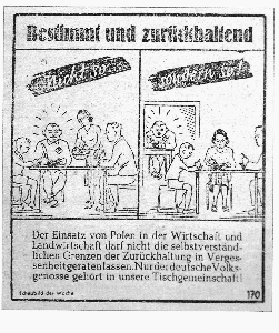 NS Regeln zur Tischgemeinschaft